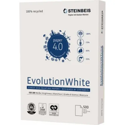 Produktbild von STEINBEIS Recyclingpapier No.4 DIN A4 80 g/qm 500 Blatt