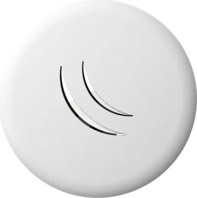 Image de Mikrotik cAP lite, 2.4 GHz, Wi-Fi 4, 2x2 MIMO, 1x LAN PoE+ in, 2x boîtier, L4