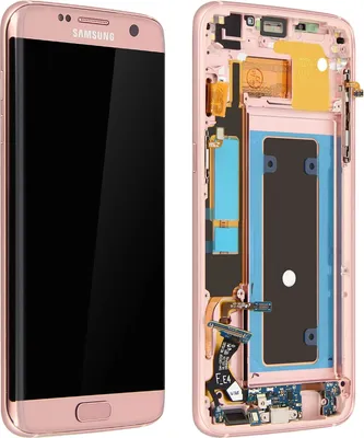 Image de Original Samsung LCD Komplettset Samsung Galaxy S7 Edge + Touchscreen - Rosa