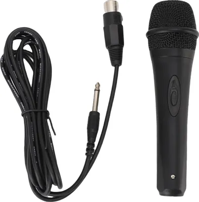 Obrázok produktu pre Dynamický ručný káblový mikrofón s kardioidnou charakteristikou pre spevácke večierky, rečové karaoke aktivity vonku