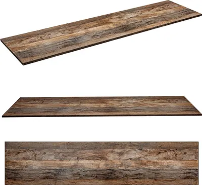 Produktbild von Waschtischplatte 180cm PUEBLA-56 in Vintage Oak Nb. B/H/T ca. 180,4/2,5/46 cm