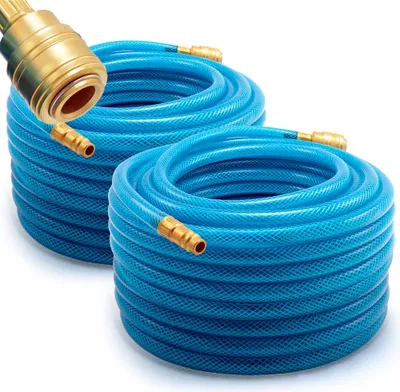Produktbild von MONZANA 2x Druckluftschlauch 10m PVC Schnellkupplung 15 bar 1/4' Anschluss