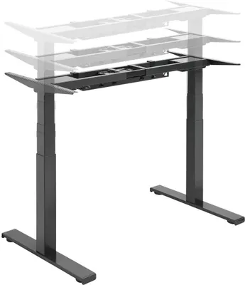 Produktbild von Tischgestell höhenverstellbar schwarz