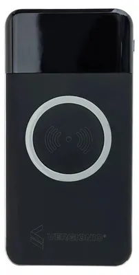 Produktbild von Vergionic 7187 Kabellose Powerbank 10.000 mAh 2,1 A + LED-Taschenlampe