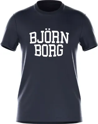 Produktbild von Björn Borg - Herren - Borg Essential T-Shirt - Marine/Weiß - Gr. L