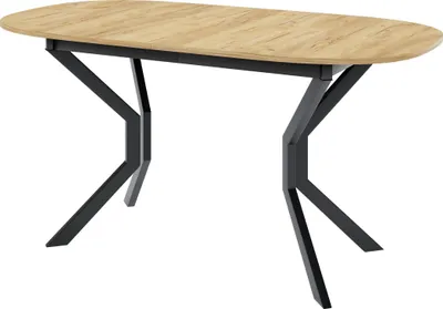 Produktbild von Masseno ESSTISCH VITO M 150 cm - 190 cm / 80 cm x 77 cm Ausziehbar Esszimmertisch, Küchentisch, Ovaler Tisch, Modern Design