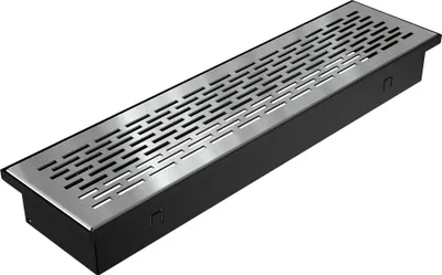 Immagine prodotto di Griglia di ventilazione a pavimento 9x40 in acciaio inox
