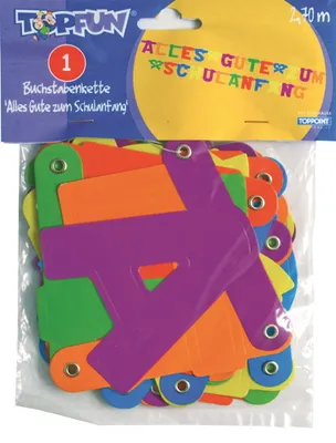 Produktbild von Stylex 14268, Girlande, Mehrfarbig, 2,7 m, Junge/Mädchen, Deutsch, Kind