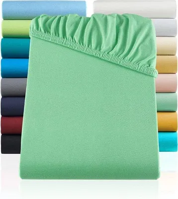 Produktbild von Famanu Spannbettlaken 100% Baumwolle - 180-200 x 200 cm