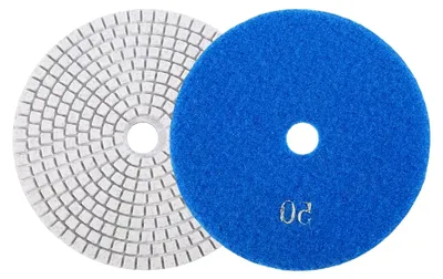 Produktbild von Diamant-Polierpads, 5 Zoll (125 mm), nass, für Granit, Beton und Marmor, Körnung 300