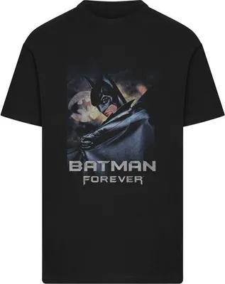 Image de T-shirt pour homme Mr. Tee Batman Forever Poster Tee noir - 3XL