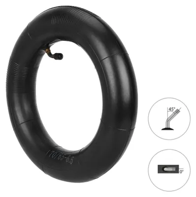 Produktbild von Schlauch 70/65-6,5 10x2,75-6,5 + Winkelventil Für Ninebot & Xiaomi Mini