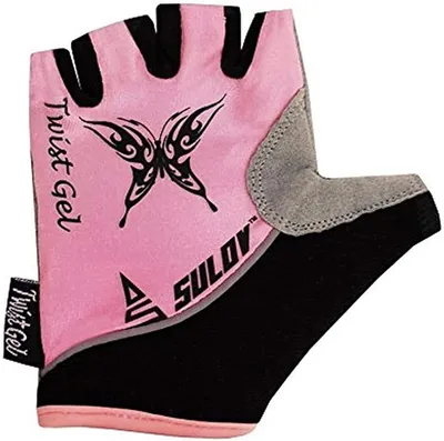 Produktbild von SULOV Kinder Twist Gel Fahrrad Handschuhe, Rosa, L