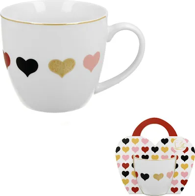 Obrázok produktu pre Porcelánový hrnek v dárkovém balení 4 Hearts