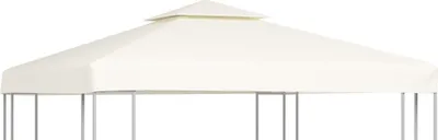 Obrázek produktu pro The Living Store Pavilion náhradní střecha 310 g/m² krémově bílá 3x3 m