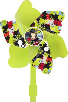 Immagine prodotto di Mickey Pinwheel - Ruota del vento facile da montare per biciclette o monopattini per bambini