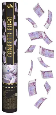 Produktbild von Konfettikanone Geldscheine Euro 40 cm