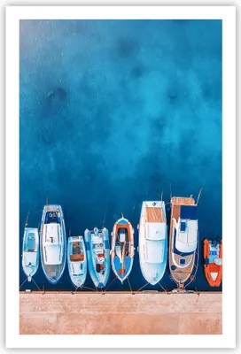 Produktbild von Poster - Poster ohne Rahmen - Hafen Hafen £ódŸ - 61x91,5 cm - Wand Bild - Wanddeko - Wandbilder - Kunstposter - Wandposter - Bilder - Kunstdruck - Wanddekoration - Wandbild - P2XPA61x91-5081