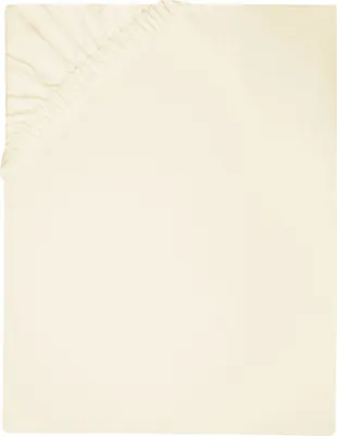 Produktbild von Spannbettlaken Fein-Jersey, 100x200 cm, 100% Baumwolle, gold, Matratzenhöhe ca. 21-25 cm