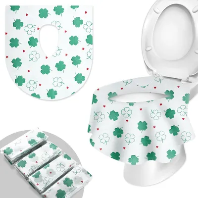 Productafbeelding van Toiletbrilhoes - Wegwerp - Antislip - Waterdicht - 60 x 64 cm - 20 stuks