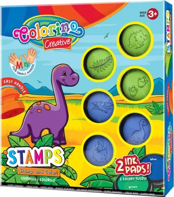 Image de Colorino Dinosaurs Creative Stamp Set