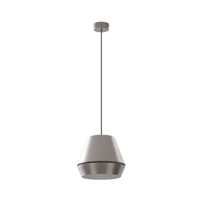 Produktbild von Lucande Mynoria LED-Hängeleuchte, grau, Aluminium, Ø 35 cm