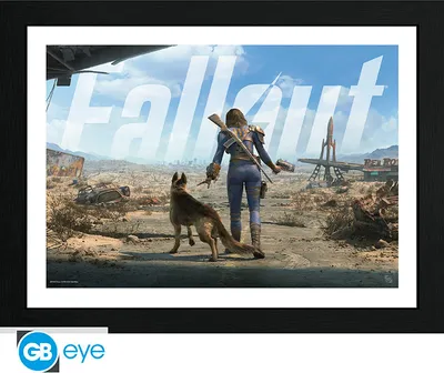 Immagine prodotto di Fallout - Unica donna sopravvissuta - Stampa d'arte incorniciata