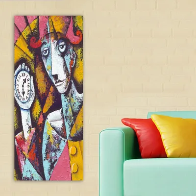 Obrázok produktu pre Wallity, DKY13293592_50120, Plátno, Viacfarebné, Drevo, 50 x 120 cm