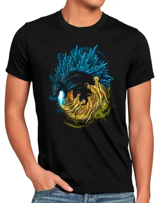 Produktbild von style3 Gojira Battle Herren T-Shirt ghidrah gidora monster nipon tokio tokyo