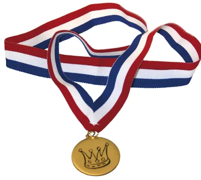 Produktbild von EDUPLAY 170-014 Sport Medaille mit Stoffband, mehrfarbig