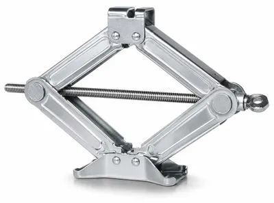 Obrázek produktu pro Zvedák Wiltec s nožnicovým mechanismem a nosností 1 t, ocelový zvedák s výškou zdvihu 90–315 mm pro osobní automobily a terénní vozidla