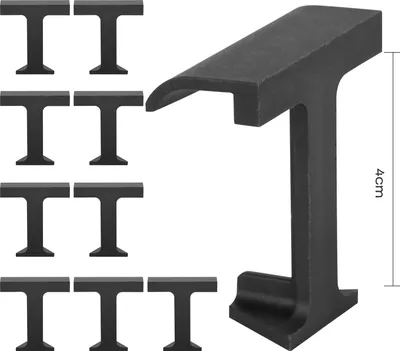 Produktbild von 10er Set 40mm Solar Wasserablauf-Clips – Reinigungsklemmen für PV-Module, Schutz vor Schmutz & Wasseransammlungen