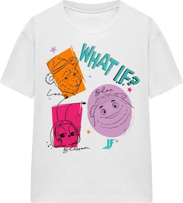 Produktbild von IF - "What If" T-Shirt für Herren/Damen Uni TV15760 (XXL) (Weiß)