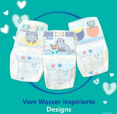 Produktbild von Multipack 8x Pampers Splashers Größe 5-6, 10 Einweg-Schwimmwindeln, 14+ kg, Für Sicheren Schutz Im Wasser