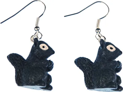 Produktbild von Grauhörnchen Ohrringe Miniblings Eichhörnchen Waldtier Wildtier