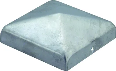 Image de ALBERTS Capuchon pour poteau en bois | forme plate | galvanisé à chaud | 90 x 90 mm