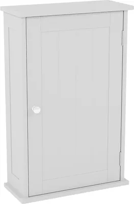 Image de Meuble de salle de bain mural - Rangement pour la salle de bain - 1 pièce - blanc - 50 x 30 x 14 cm