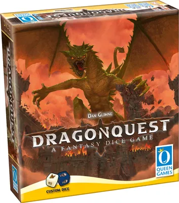 Produktbild von Dragonquest Queen Games: Würfelspiel & Abenteuer für 1-4 Spieler ab 10