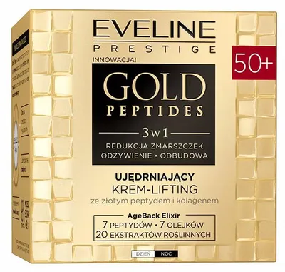 Immagine prodotto di Eveline Cosmetics Gold Peptides – crema viso, idratante, lenitivo