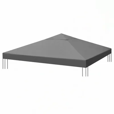 Productafbeelding van Sekey Vervangend dak voor paviljoen, 3 x 3 meter, waterdicht, gemaakt van 800D polyester met dubbele Polyurethancoating, geschikt voor tuinpaviljoens