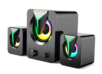 Produktbild von Esperanza EGS107 Lautsprecher 2.1 USB LED 5 W Schwarz