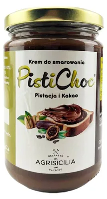 KREM PISTACJOWO - KAKAOWY 340 g - AGRISICILIA