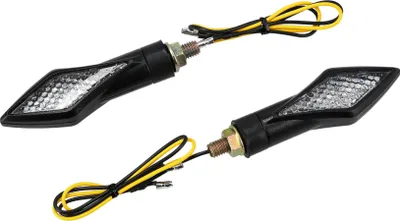 Immagine prodotto di Set: 2 LED "Rhide Long" 12V con vetro trasparente - per ciclomotore e moto