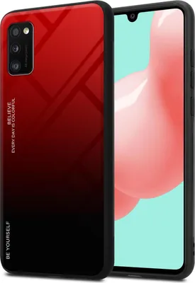 Produktbild von Cadorabo Hülle für Samsung Galaxy A41 Schutz Hülle in Schwarz Handyhülle TPU Etui Cover Case Tempered Glas