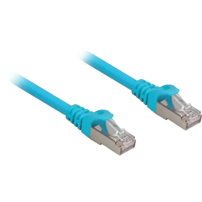 Productafbeelding van Patchkabel RJ45 Cat.6a, afgeschermd (SFTP), blauw, 5 meter, LSOH (halogenenvrij)