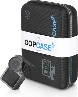 Produktbild von Wicked Chili M Schutztasche kompatibel mit DJI OSMO Action 4, 3, 2, 1, Koffer Case Bag Tragetasche für Kamera, Unterwassergehäuse und Zubehör (Tragegriff + Fach mit Reißverschluss)