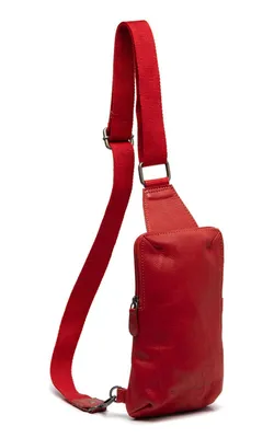 Produktbild von The Chesterfield Brand Leder Sling Bag Cambridge Crossbodybag Red rot