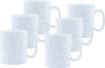 Produktbild von Kaffeebecher / Teebecher Evolution weiß 32cl - 6 Stück