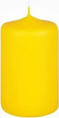 Produktbild von Premium Stumpenkerzen Zitrone 80 x 50 mm, 1 Stück