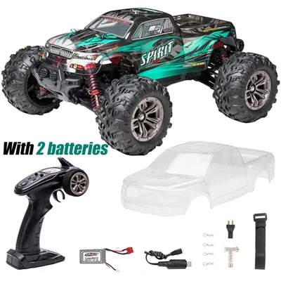 Produktbild von Flyhal Q90Flyhal Q901 1/16 RC Auto - 2.4G 4WD, 52km/h, Bürstenloser Motor, LED-Licht, RTR Spielzeug